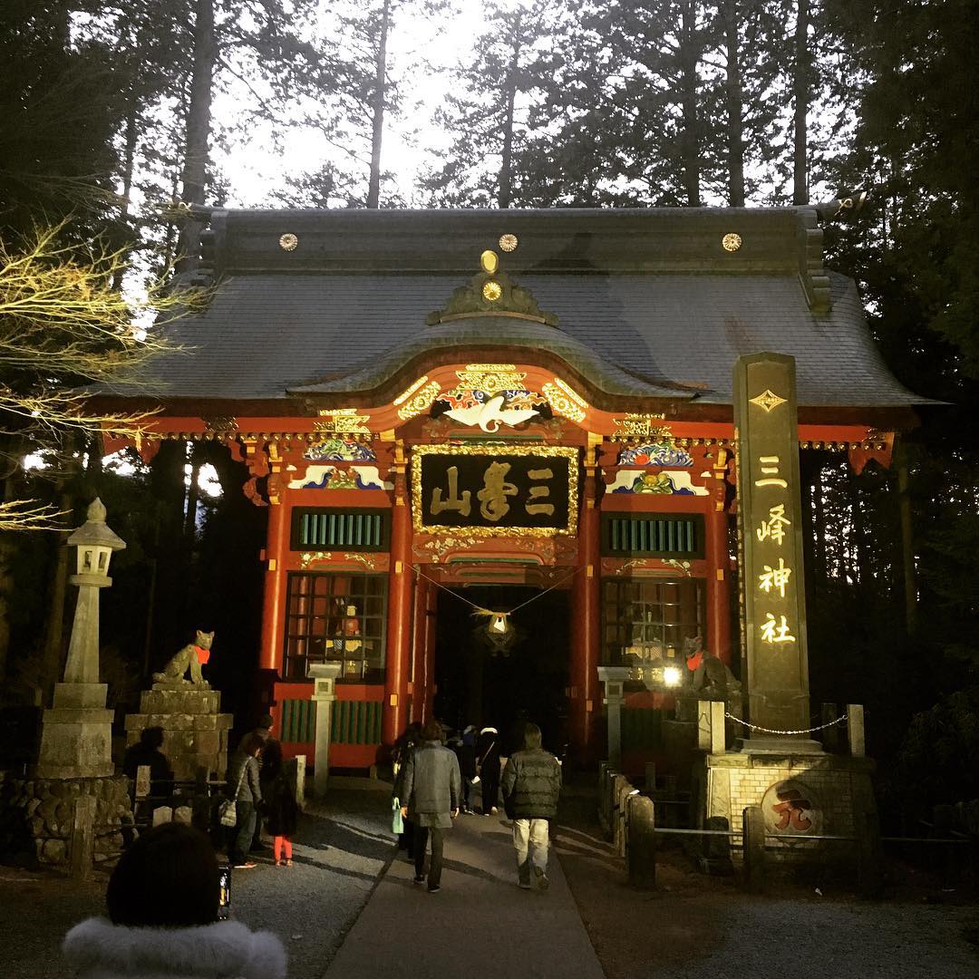 三峯神社　初詣